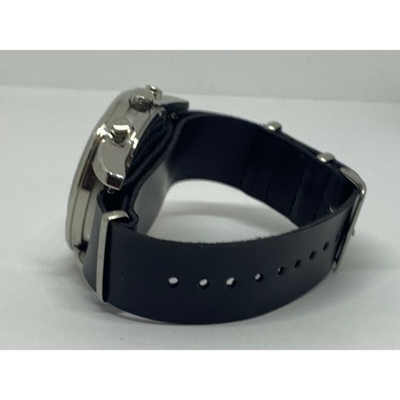 Michael Kors MK8290 Men\'s Black Leather Analog Sil main image 10